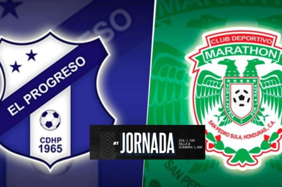 Confirman la hora: Honduras Progreso pone a la venta los boletos para el duelo contra Marathón de esta noche