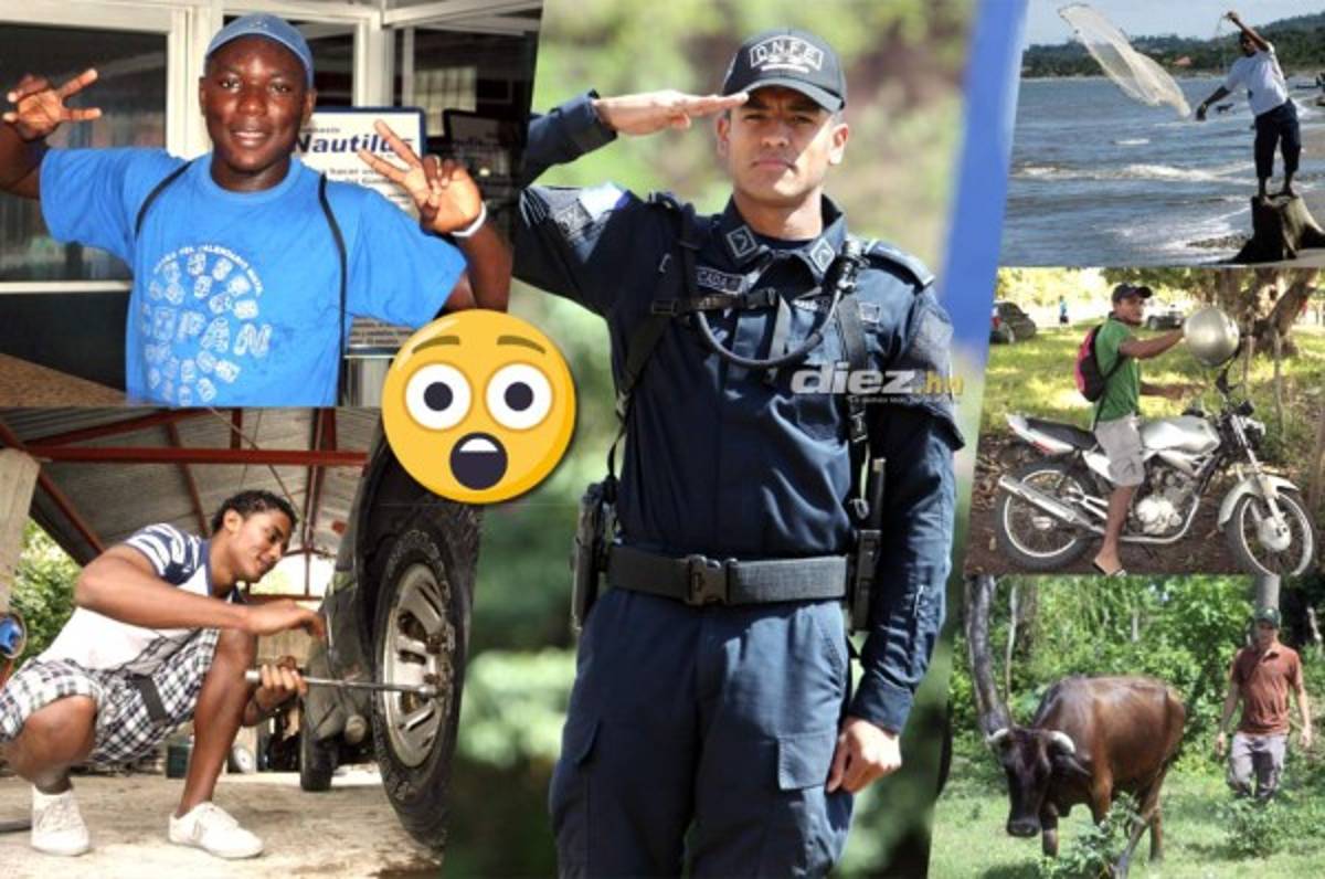 Policías, albañiles, barberos, pintores y pescadores... ¡La otra profesión de los futbolistas hondureños!