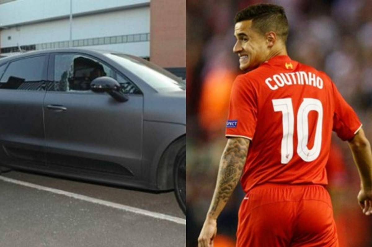 ¡Apedrean el carro de Coutinho por culpa del Barcelona!