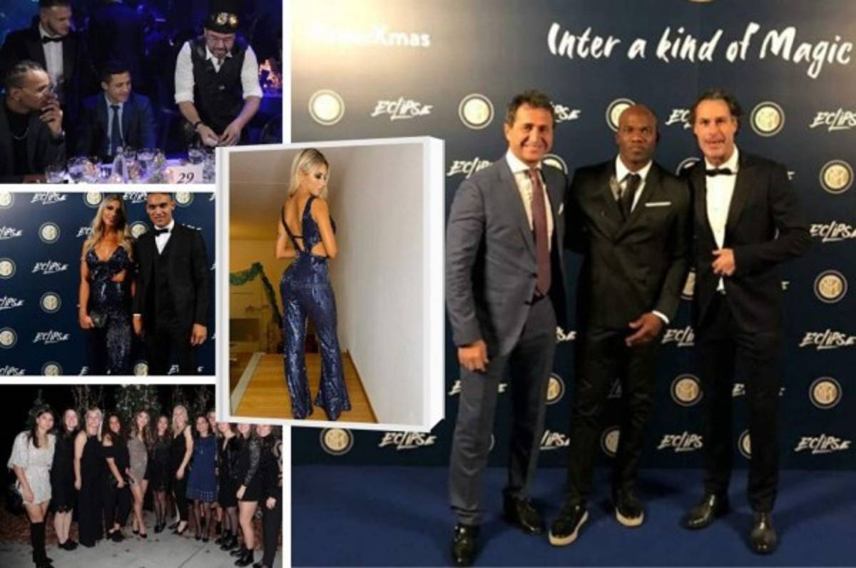 Así fue la lujosa cena de Navidad del Inter de Milán con el hondureño David Suazo de invitado