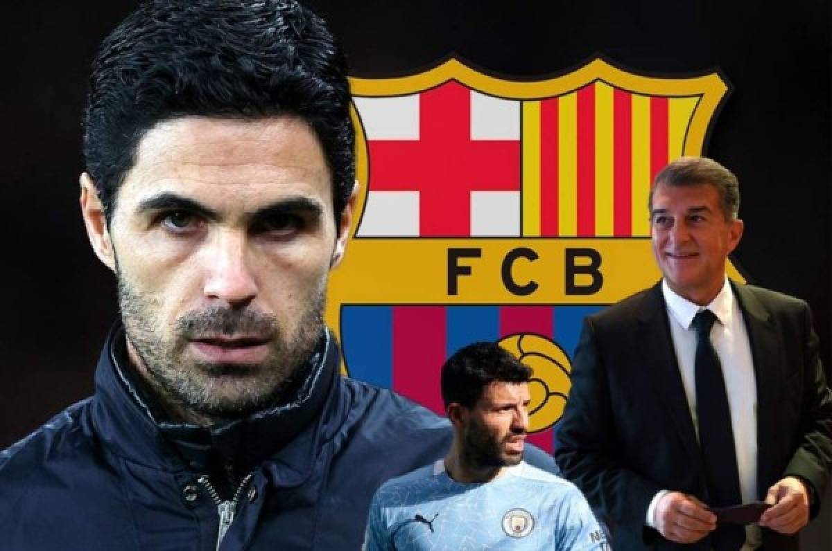 El nuevo proyecto de Joan Laporta en el Barcelona: Mikel Arteta como DT y un 11 poderoso