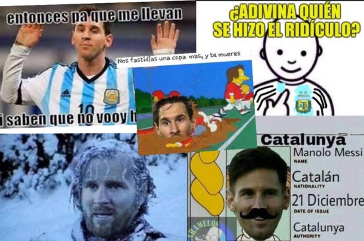 Memes atacan a Messi y ridiculizan a Argentina tras perder ante Colombia