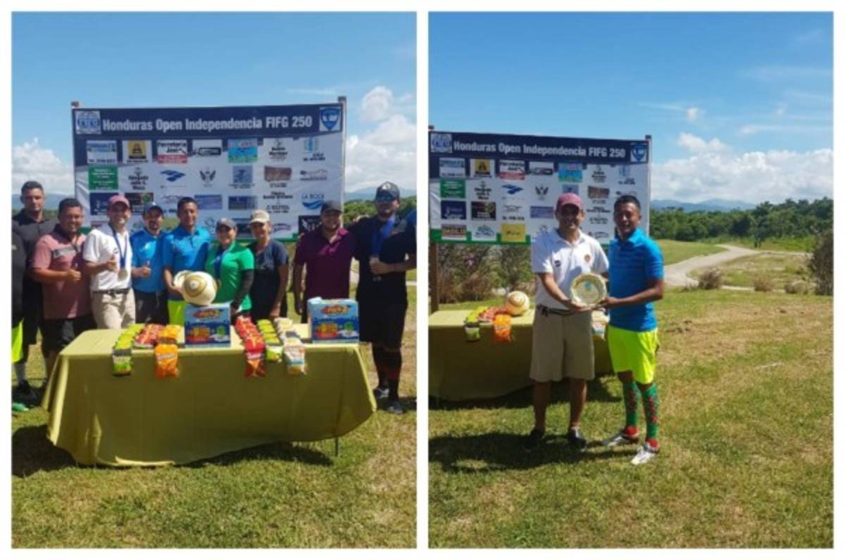José Amador y Lesly Ortega reinan en el Honduras Open Footgolf 2018