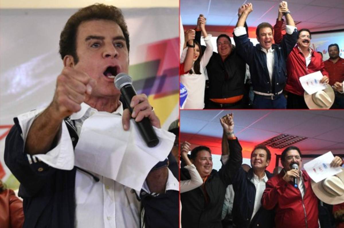 Salvador Nasralla se declara nuevo presidente de Honduras y así lo celebra