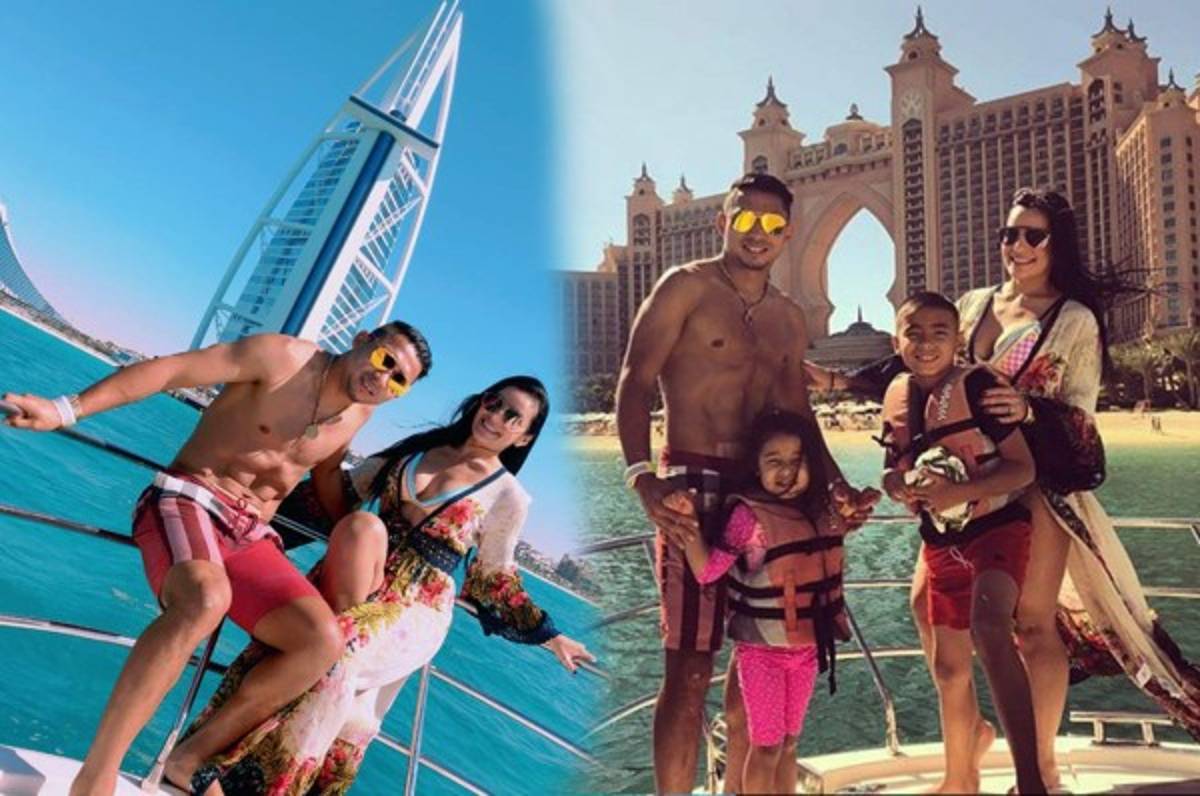 Las espectaculares vacaciones de Emilio Izaguirre y su linda esposa en Dubai