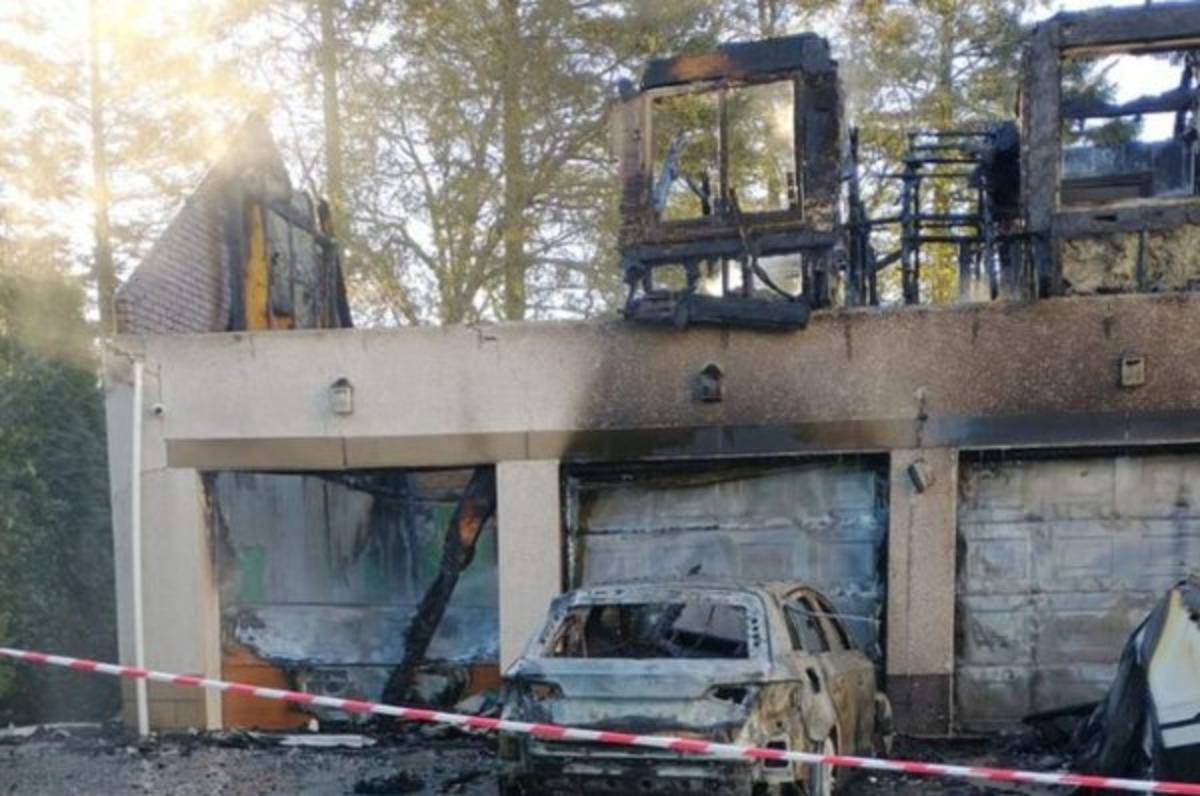 Así quedó su flota de autos: incendiaron la mansión del presidente del Celtic mientras dormía; 'estamos perturbados'