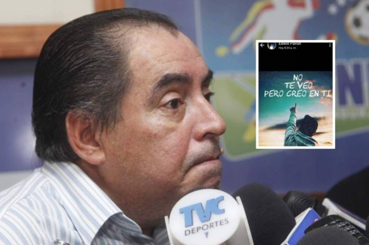 'No te veo, pero creo en ti': La última publicación de Edwin Pavón en Whatsapp
