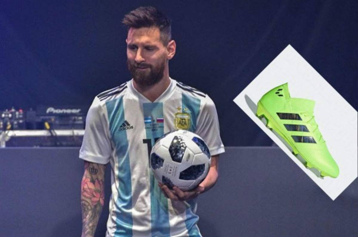 Se filtran los botines que usará Messi en Mundial Rusia