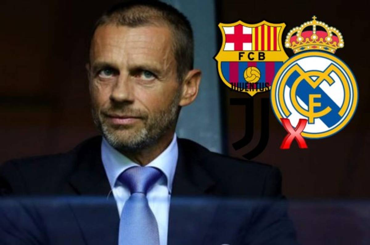 La nueva amenaza de la UEFA al Real Madrid, Barcelona y Juventus por la Superliga: 'Nos ocuparemos de ellos'