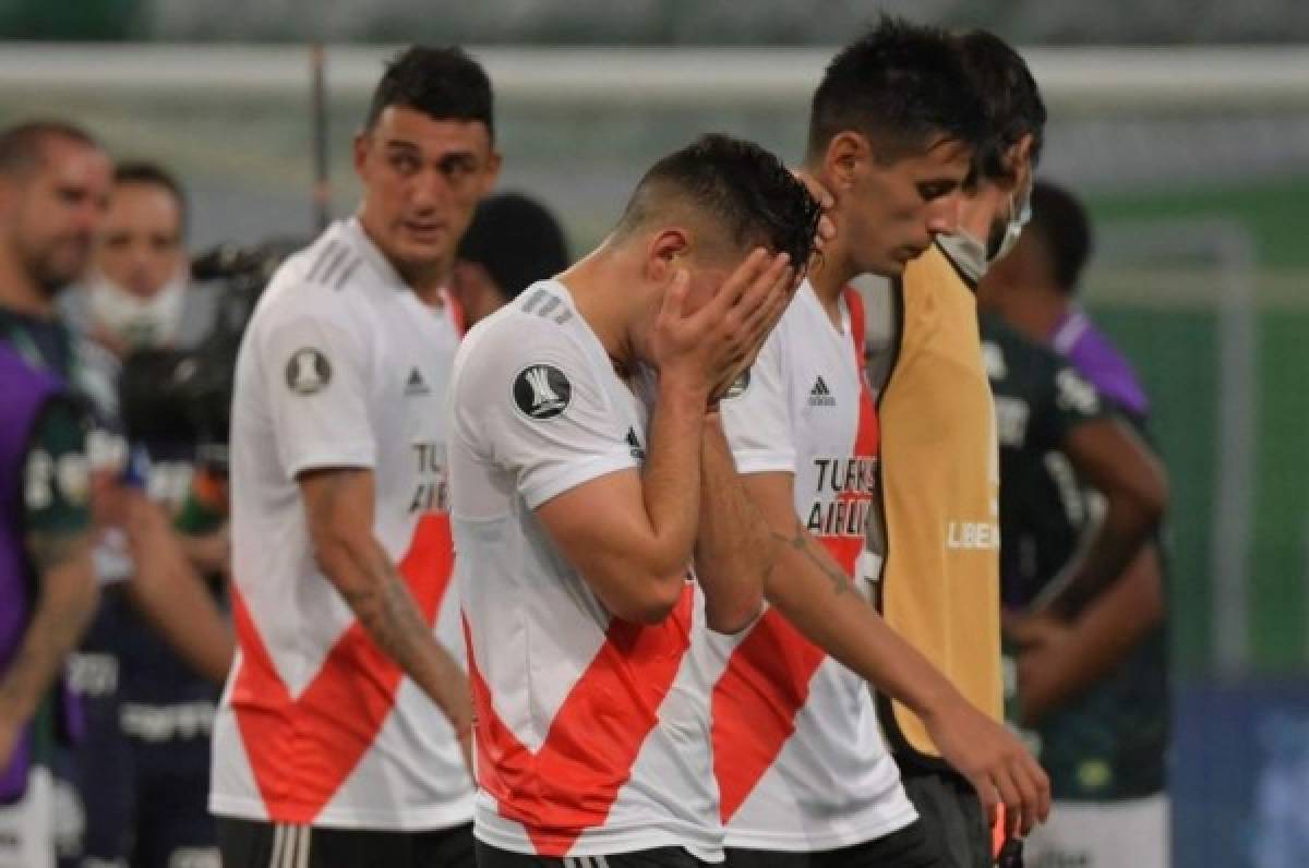 Palmeiras es finalista de la Copa Libertadores pese a caer 2-0 con River Plate