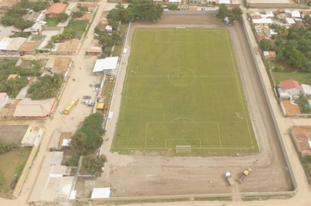 ¡Belleza! Así es el nuevo estadio de Teupasenti en El Paraíso