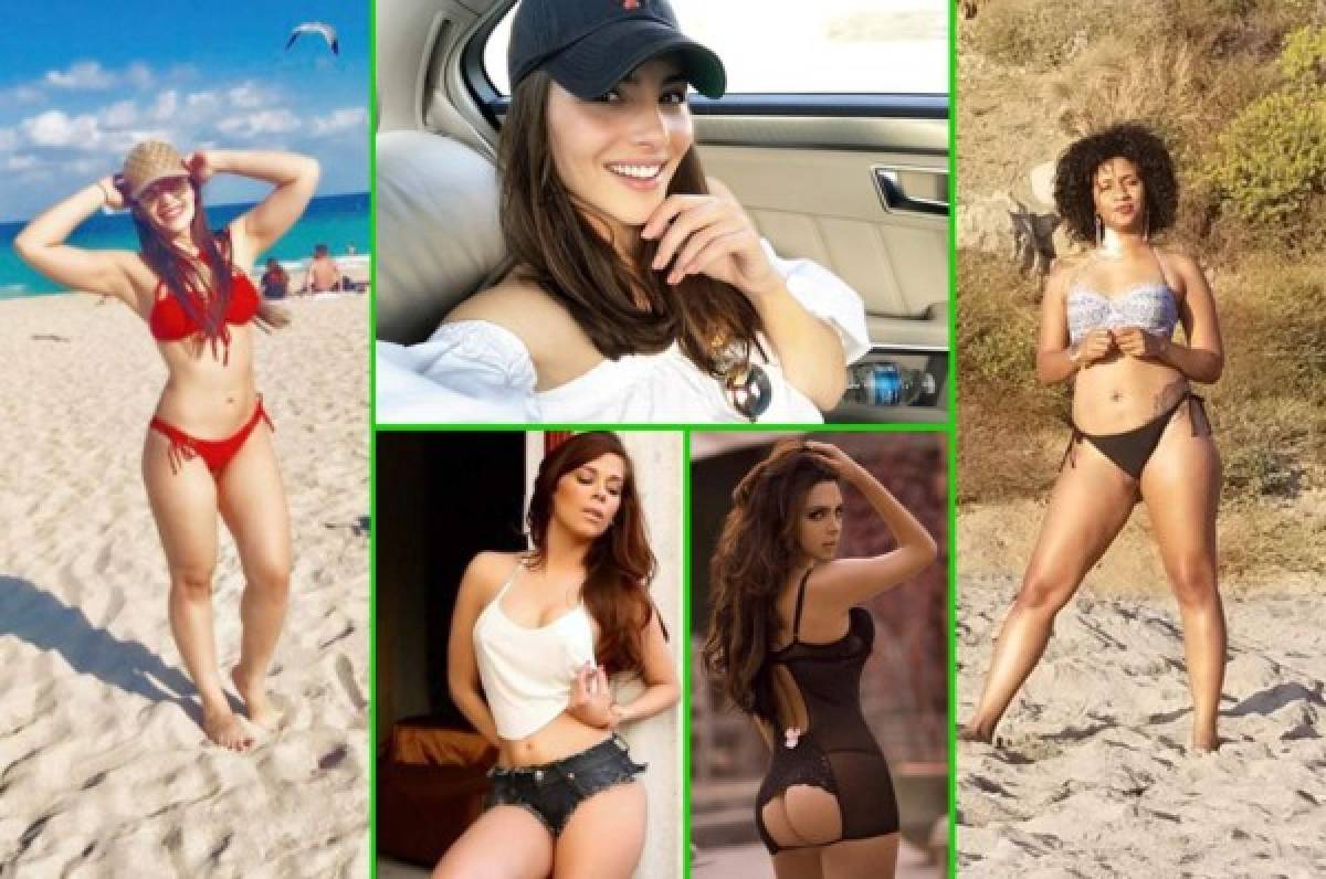 Las bellas novias y esposas de los jugadores de las selecciones de Honduras y México