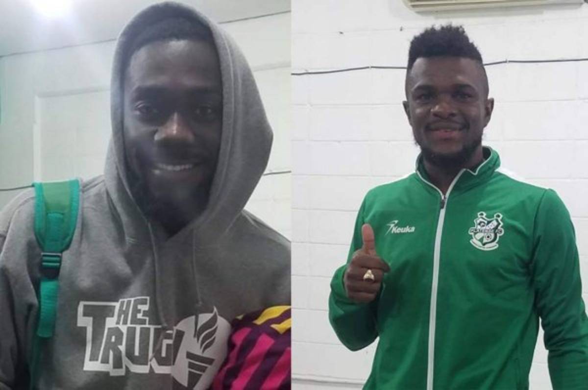 Rundell Winchester y Jerrel Britto llegaron en bus de ruta a Choluteca