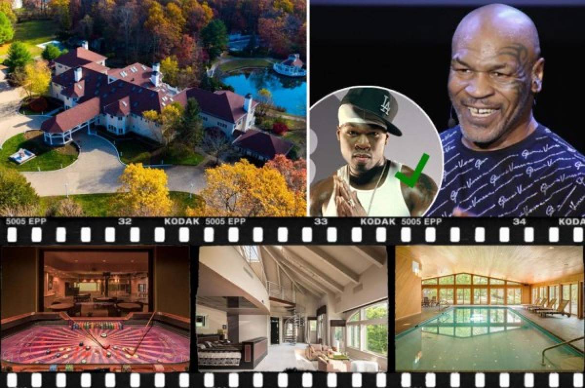 La ''mega mansión'' que Mike Tyson le tuvo que vender a 50 Cent para salir de la ruina