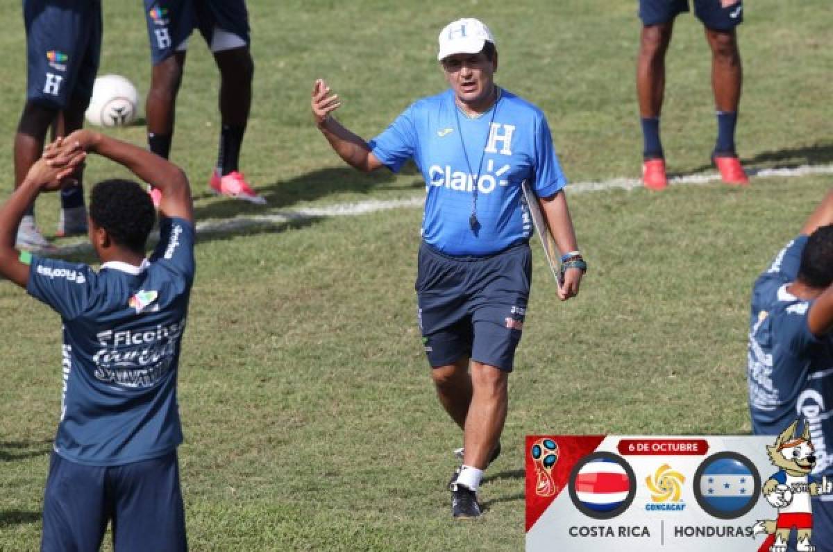 Jorge Luis Pinto le pidió los seis puntos a los jugadores de la Selección de Honduras