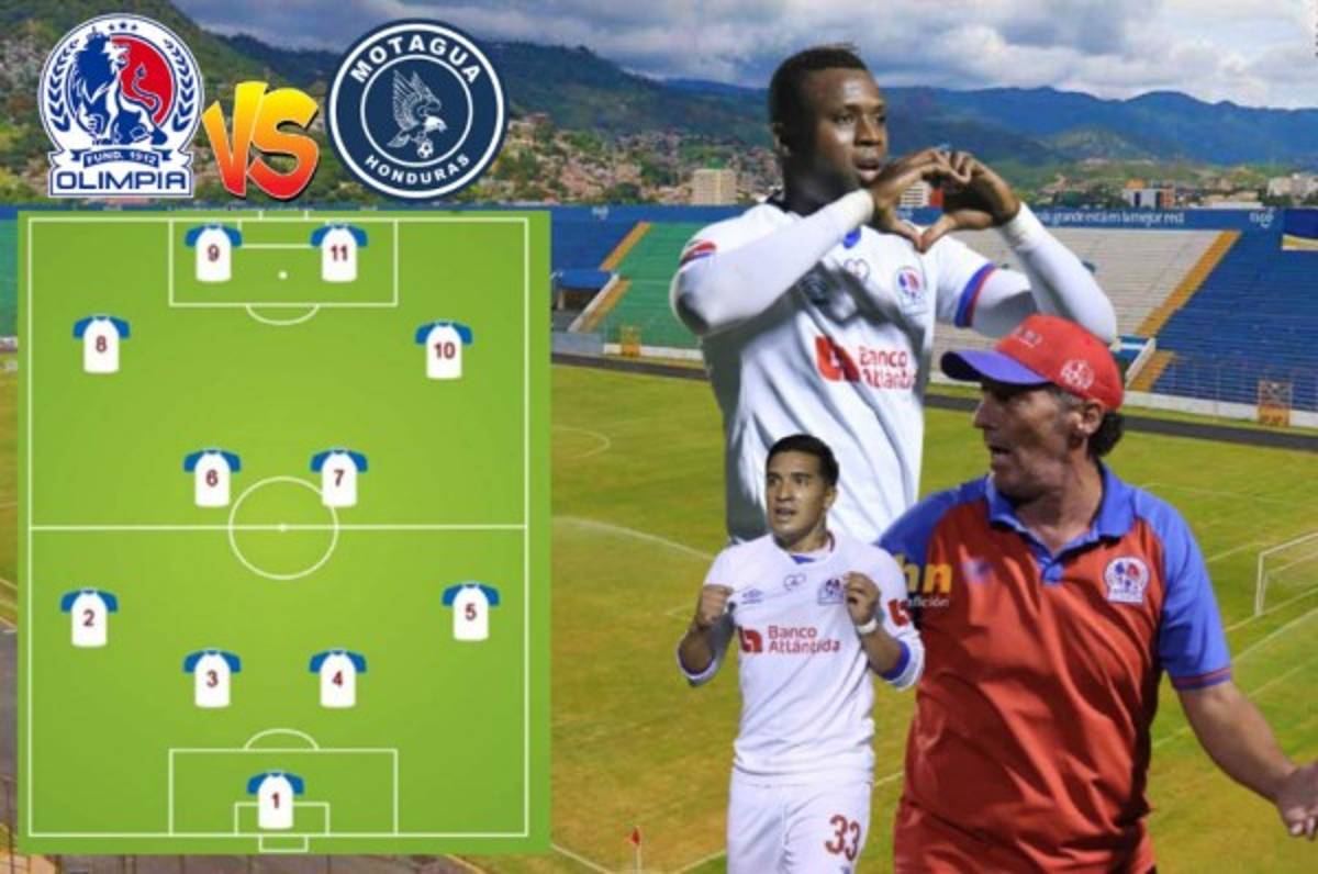 Troglio va con todo: El 11 de Olimpia para dar el primer zarpazo a Motagua en la final del Clausura 2021