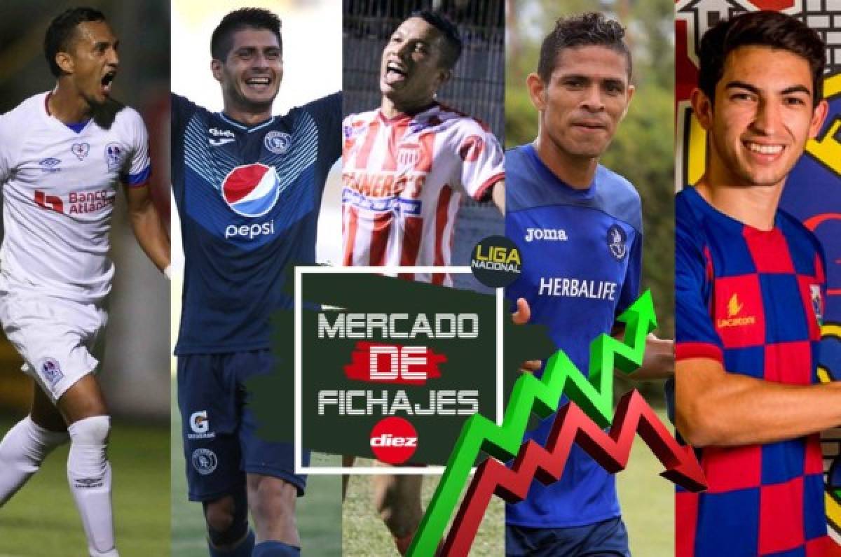 EL MERCADO: Motagua con tres bajas más, Olimpia despide dos jugadores y hondureño es fichado en Colombia