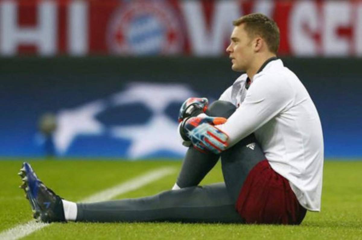 ¡Alerta en el Bayern! Neuer podría perderse los partidos contra el Real Madrid