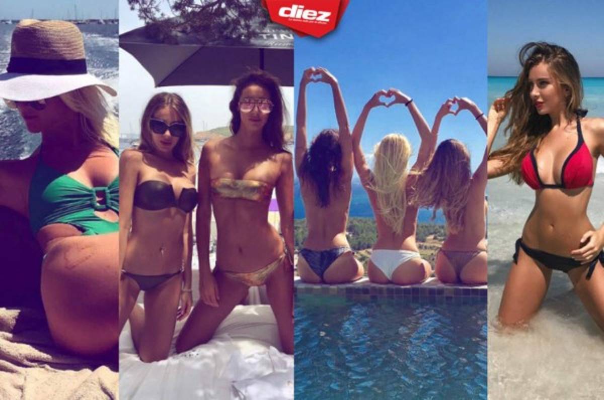 Maxi López disfruta de sus vacaciones en Ibiza con tres espectaculares modelos