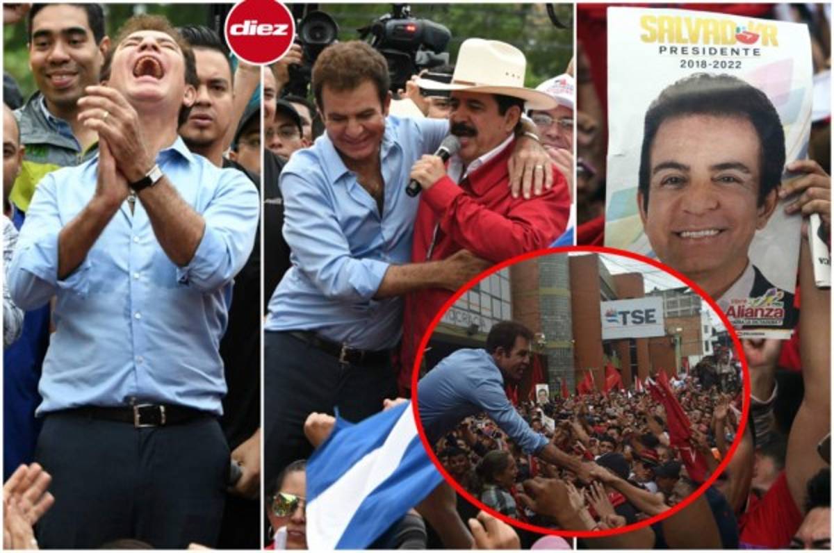 LOCURA: Así festejó Salvador Nasralla tras declararse como el próximo presidente de Honduras