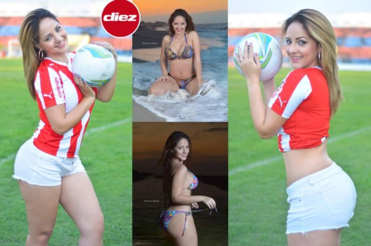 ¡Cuerazo! Conocé a la aficionada más sexy del Vida de La Ceiba