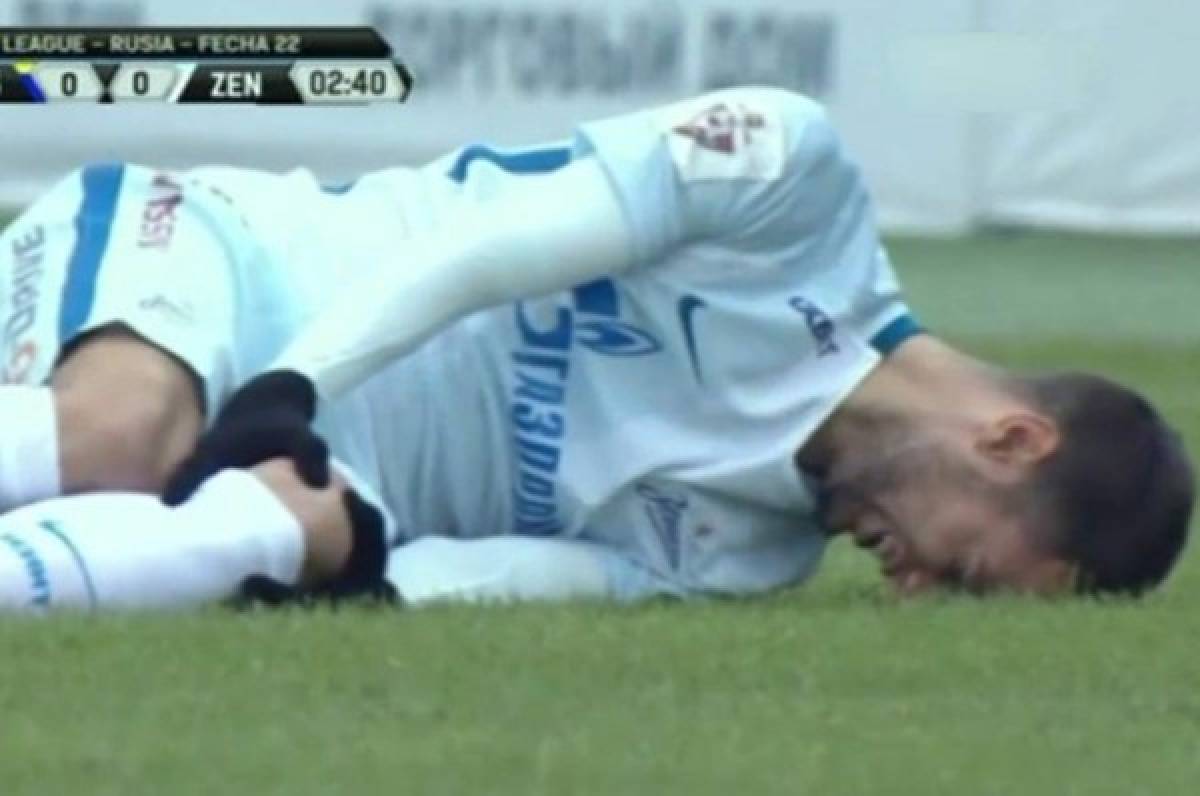 Zenit confirma que Mammana se rompió los ligamentos cruzados y se pierde el Mundial
