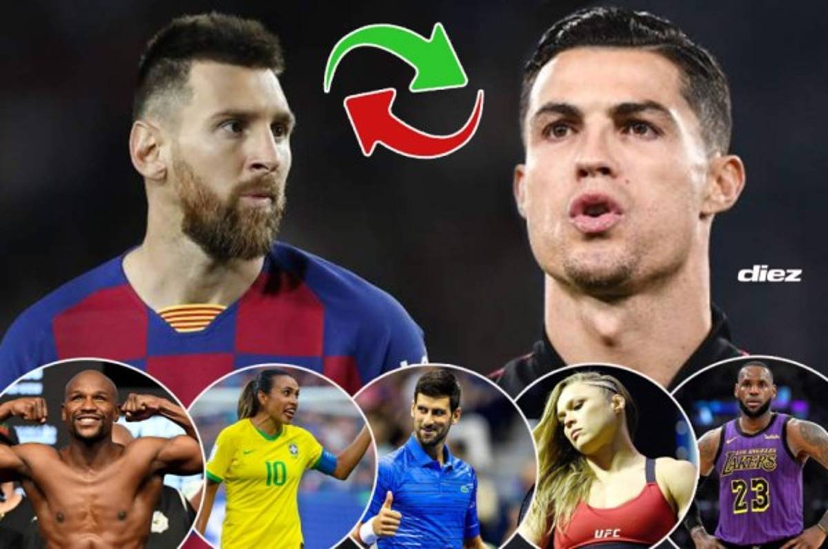 Cristiano Ronaldo supera a Messi en la lista de los 20 mejores deportistas de la década