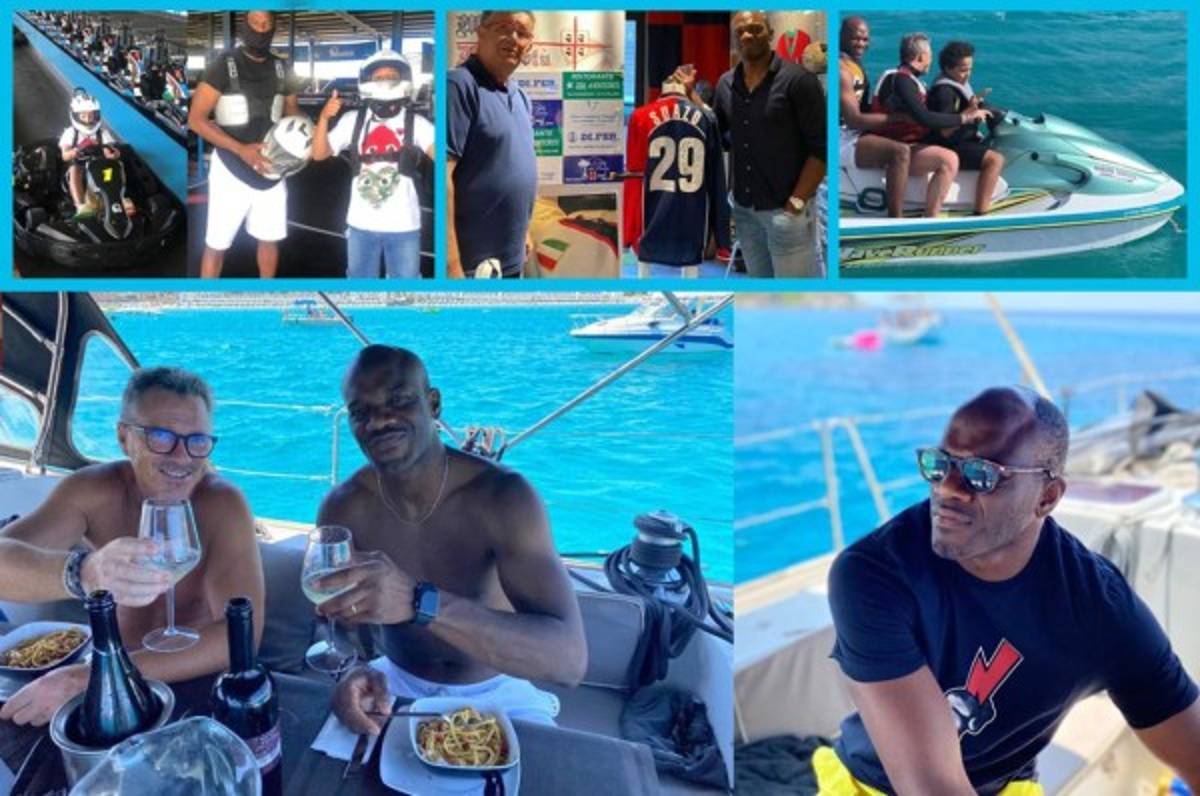 ¡De lujo! Las vacaciones del hondureño David Suazo en familia en la isla de Cerdeña