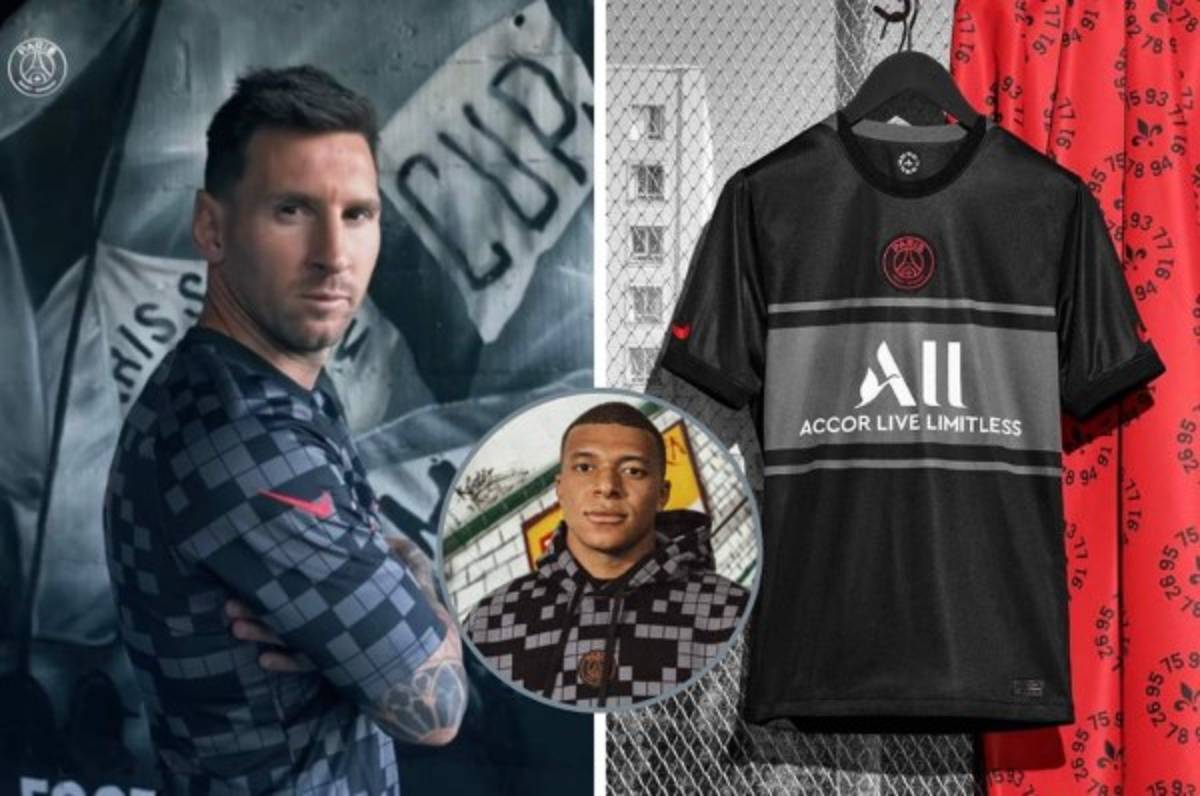 Diferente estilo de dorsal y Messi es protagonista: la nueva y hermosa camisa del PSG   
