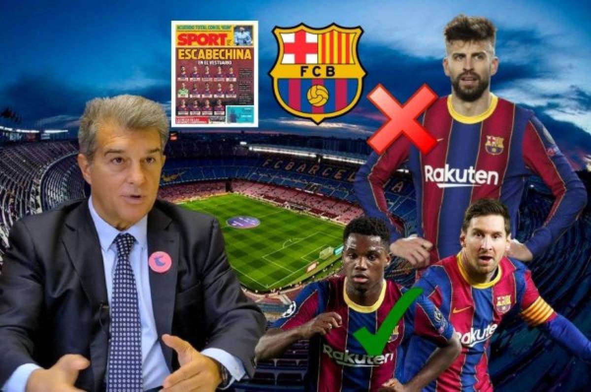Se filtra la limpieza que hará Laporta en el Barcelona con 14 jugadores y los 8 que son intocables