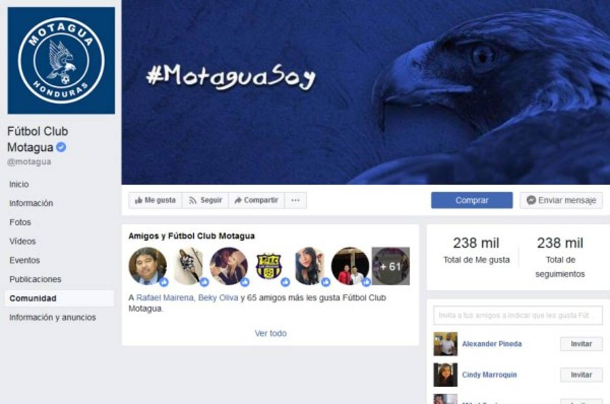 ¿Qué club es el rey de las redes sociales en Honduras?