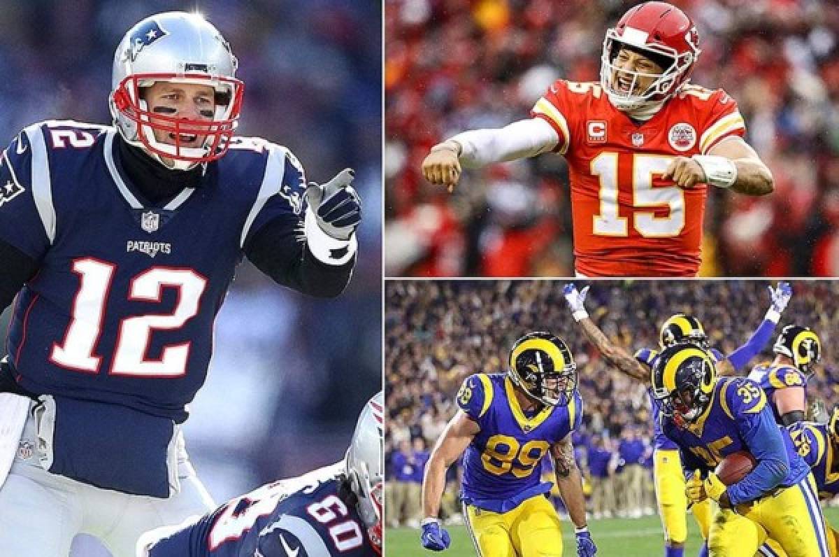 Finales de conferencia NFL: Patriots ante los Chiefs y Saints enfrenta a los Rams