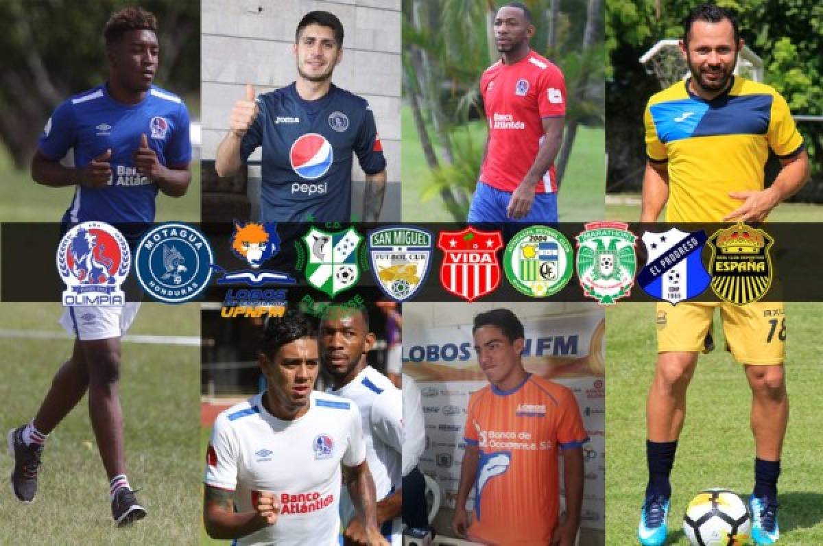 OFICIAL: Los 30 fichajes confirmados en la Liga Nacional de Honduras