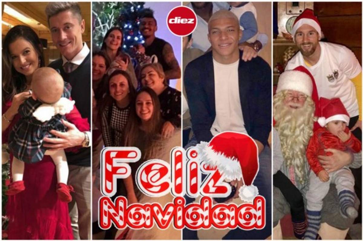 FOTOS: Así celebraron las fiestas de navidad los cracks por el mundo