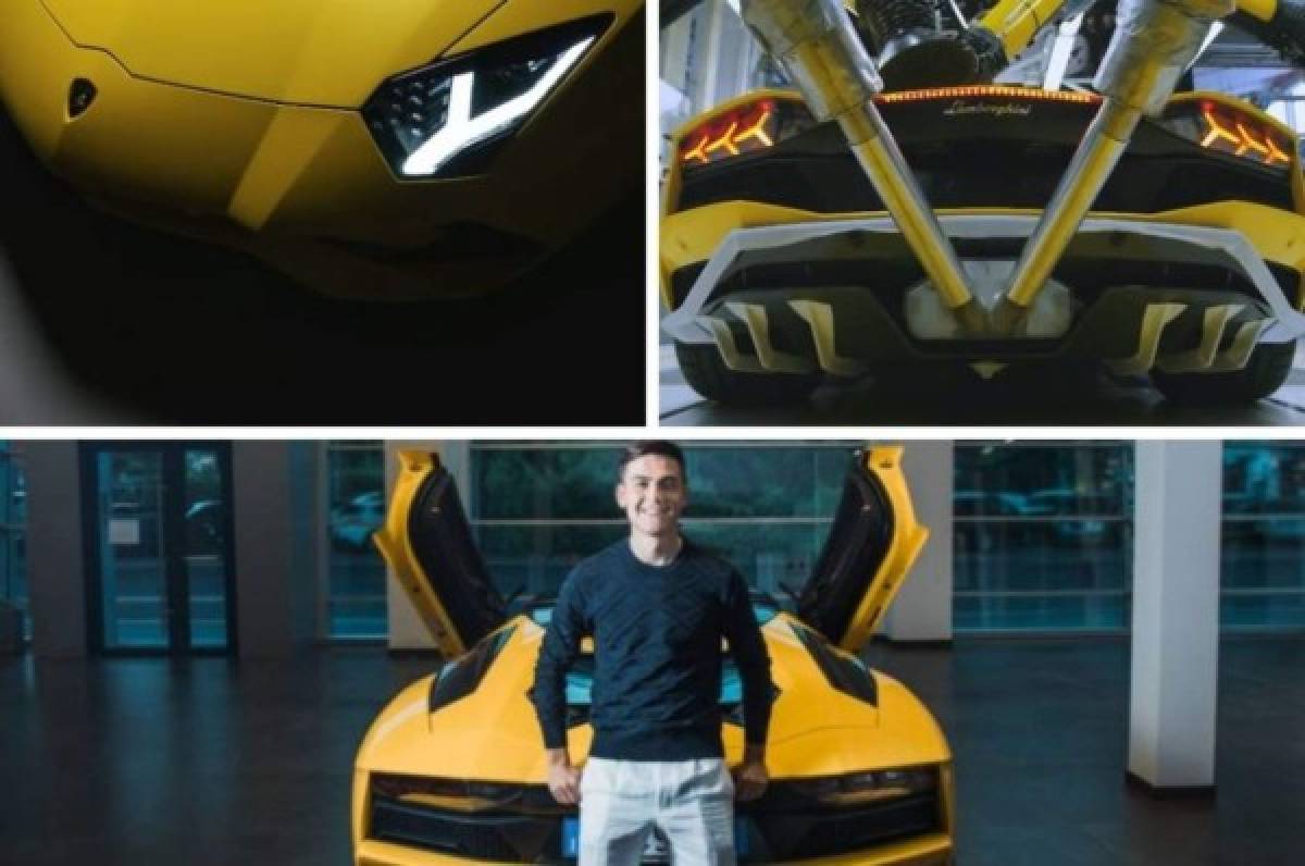 Dybala responde a Cristiano Ronaldo comprándose un espectacular Lamborghini Aventador