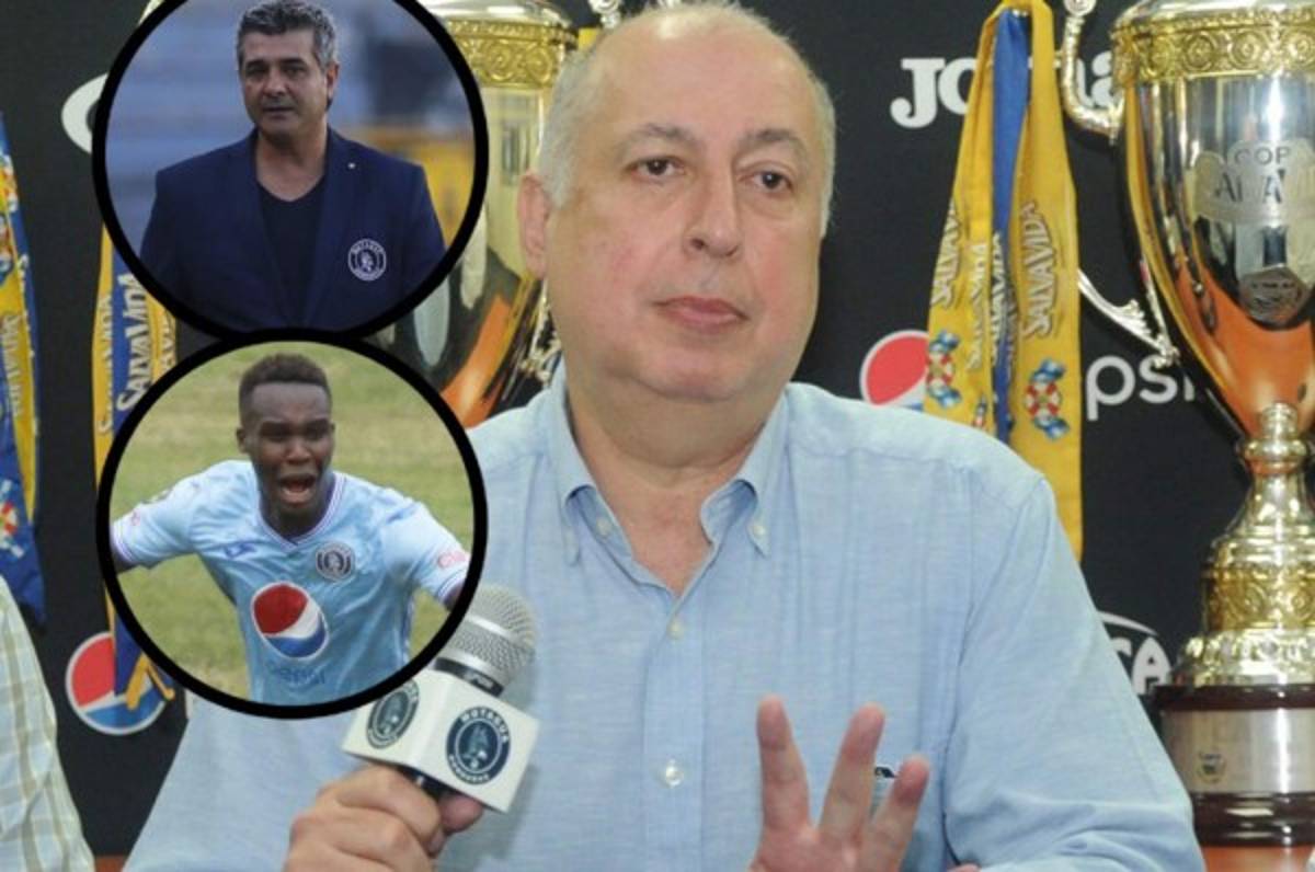 Presidente de Motagua se refiere al futuro de Diego Vázquez y Rubilio Castillo en el club