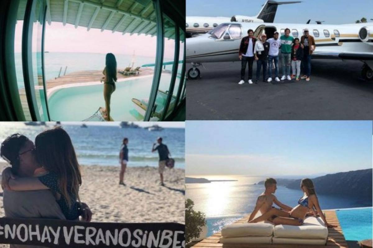 ¡Espectaculares! Las vacaciones de los mejores futbolistas del mundo con sus esposas