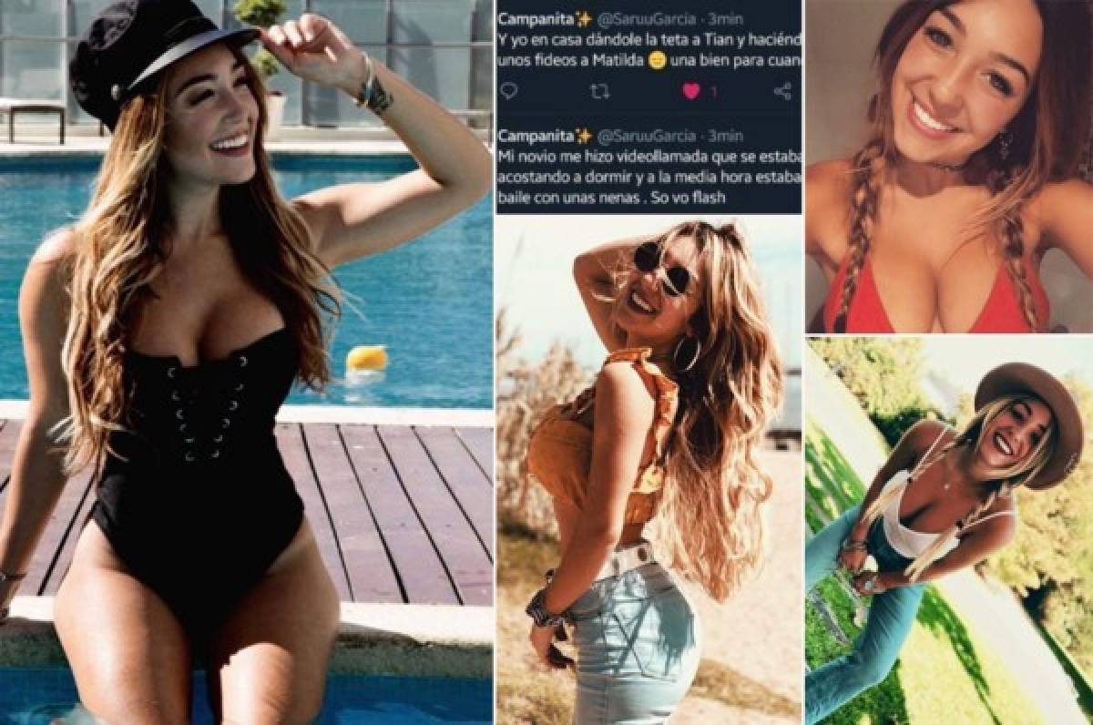 ''Estaba en el baile con unas nenas'': Famoso jugador uruguayo le miente a su novia y esta se destapa en redes