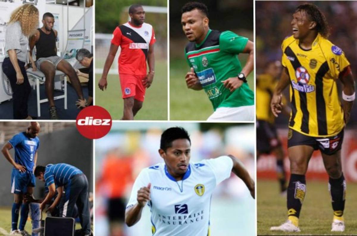 ¡Pasaron por el quirófano! Los jugadores castigados por las lesiones en el fútbol hondureño