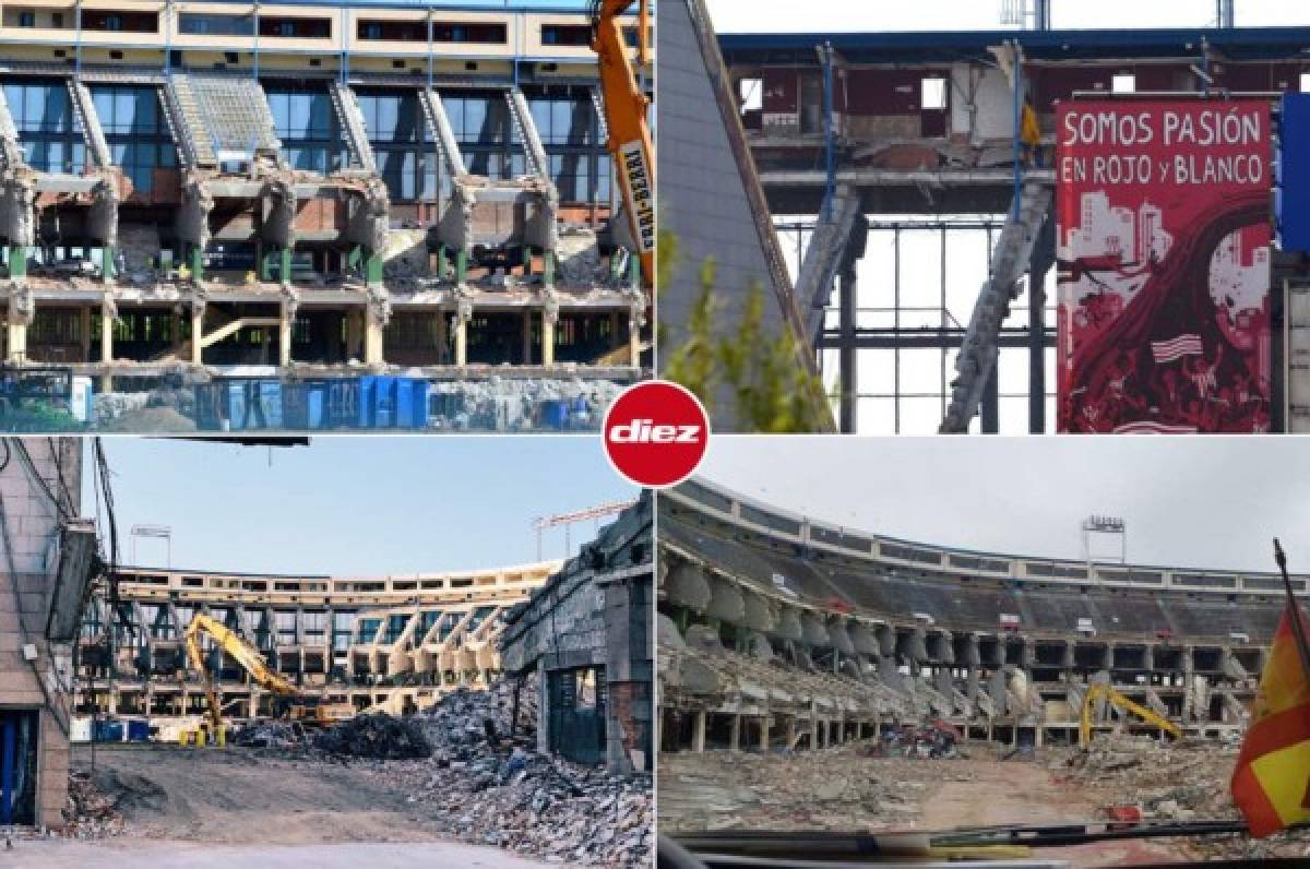 Doloroso: Así luce ahora el Vicente Calderón, la vieja 'caldera' del Atlético de Madrid