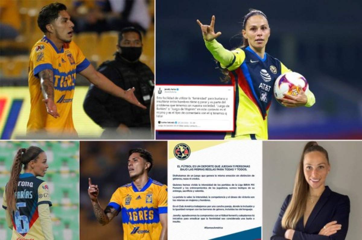 Jugadora del América pone en su lugar a Carlos Salcedo por decir que el fútbol mexicano es un ''juego de Barbies''