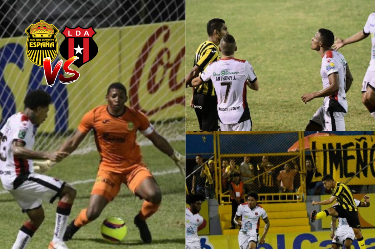 ¿Cómo marcha la serie histórica en partidos oficiales entre Real España - Liga Deportiva Alajuelense?