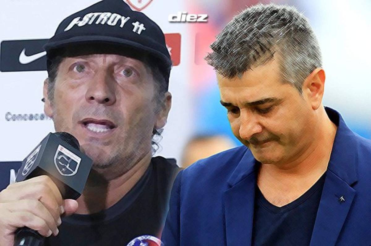 Pedro Troglio barre a Diego Vázquez en la serie de clásicos Olimpia-Motagua