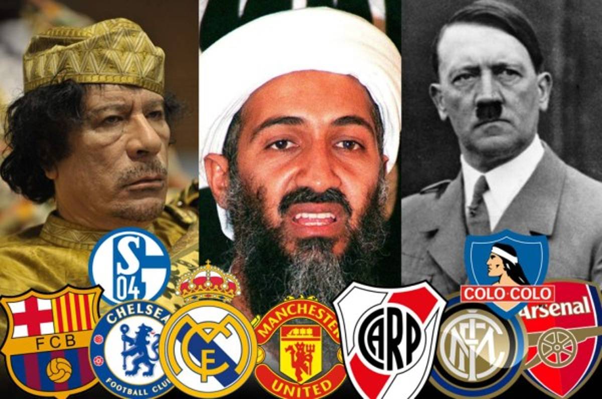 ¡Sorprendente! Los equipos a los que eran aficionados los personajes más tenebrosos de la historia