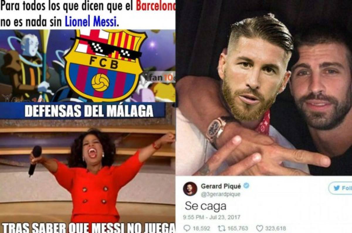 ¡Nadie se salva! Los crueles memes que dejó el triunfo del Barça ante Málaga