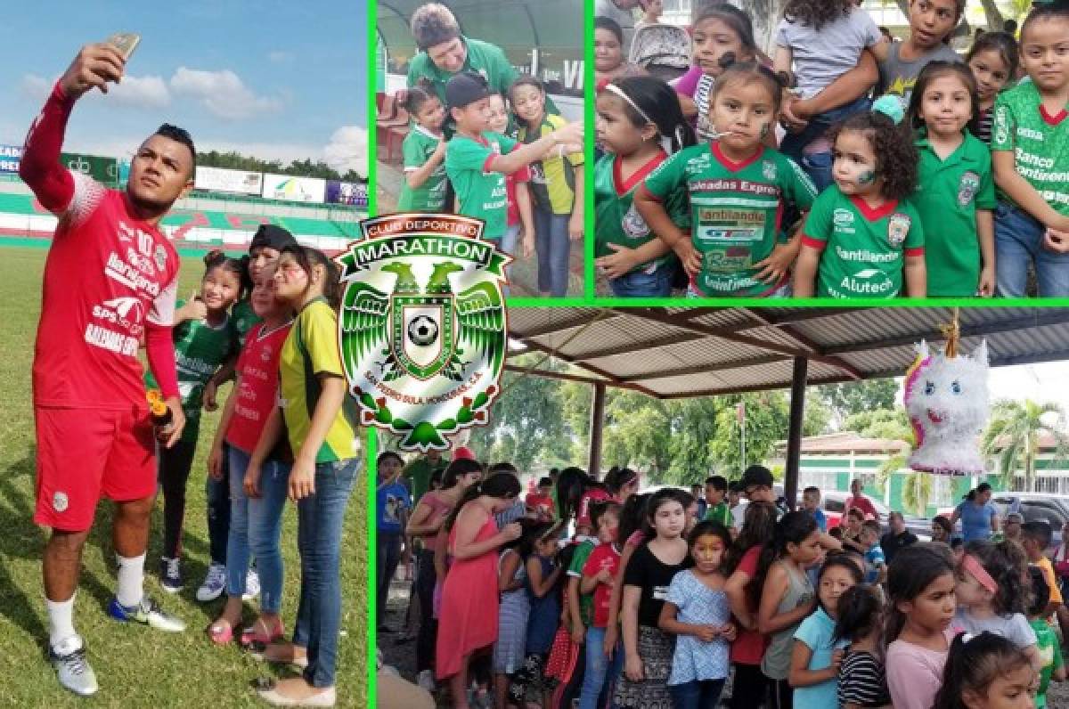 El plantel de Marathón comparte celebrando el Día del Niño en su sede