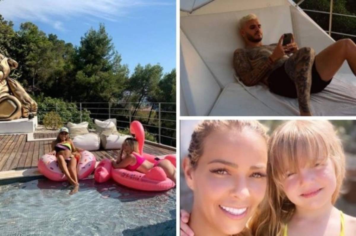 Wanda Nara y Andrea Salas deslumbran en sus vacaciones en Ibiza con Keylor Navas e Icardi