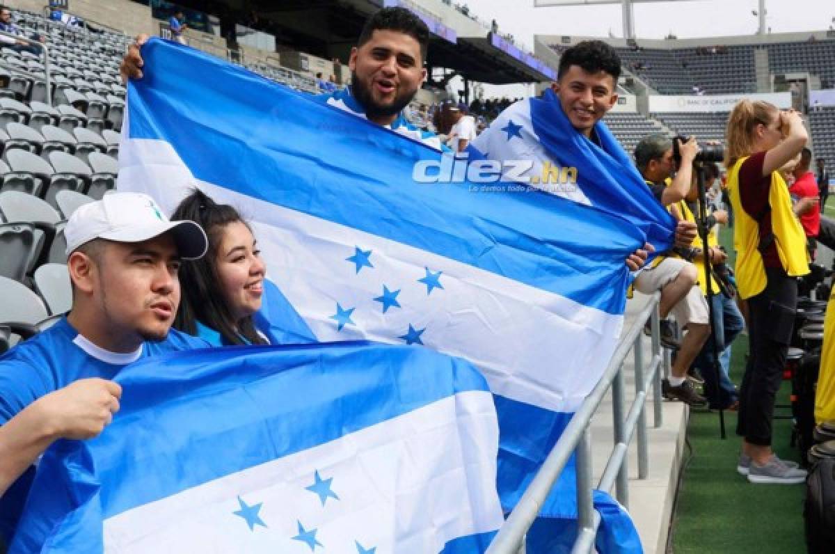 Pocos catrachos llegan a apoyar a Honduras ante El Salvador en Los Ángeles