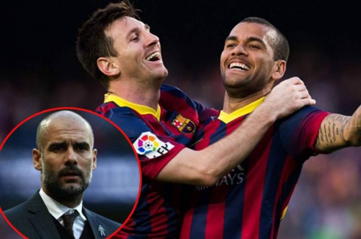 Dani Alves confiesa cómo le llevó la contraria a Guardiola por Messi