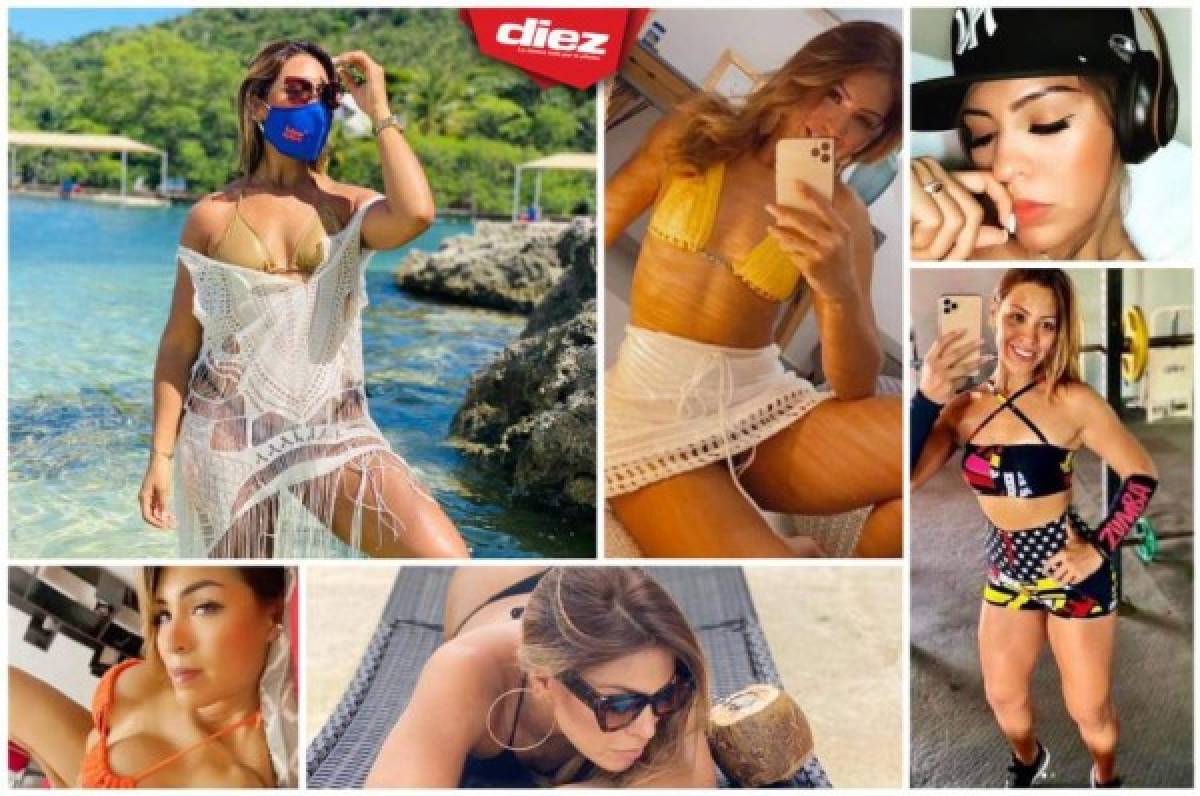 La chica fitness de Roatán que roba suspiros: hincha del Olimpia, empresaria y su fantasía con un exfutbolista